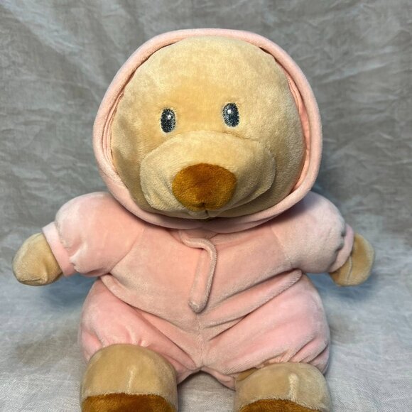 Baby TY PJ Bear Pink Non-Removable Pajamas Plush Toy - Picture 6 of 6